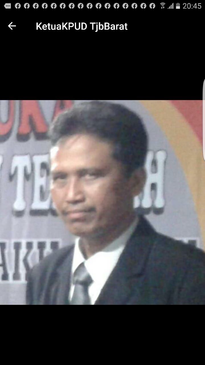 Ketua KPU Tanjab Barat, Hairuddin