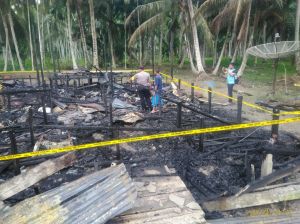 Satu Warga Tanjabtim Nyaris Dilalap Sijago Merah