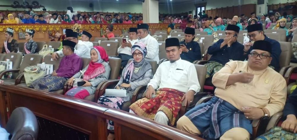 Ketua DPRD Sungaipenuh Fajran, saat Hadiri Paripurna HUT Provinsi Jambi ke 63 tahun 2020