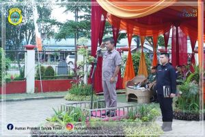 Bupati Romi Pimpin Upacara HUT Bank Jambi ke - 57 