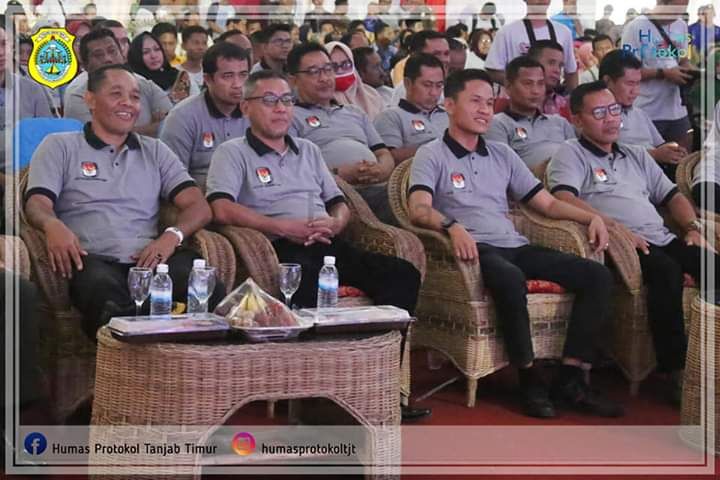 Sekda Tanjabtim Sapri, S.Ip menghadiri Launching Pilkada 2020