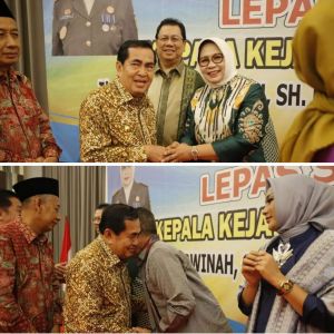 Wako AJB Hadiri Lepas Sambut Kajati Jambi