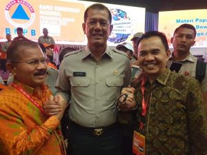 Bupati Adirozal Hadiri Rakornas Penanggulangan Bencana 2020