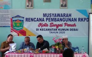 Anggota DPRD Dapil II, Hadiri Musrenbang Kecamatan Kumun Debai