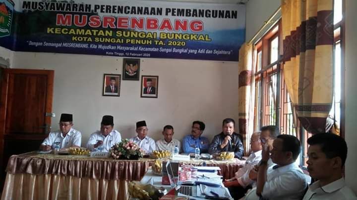 Dewan Dapil I, Hadiri Musrenbang Sungai Bungkal