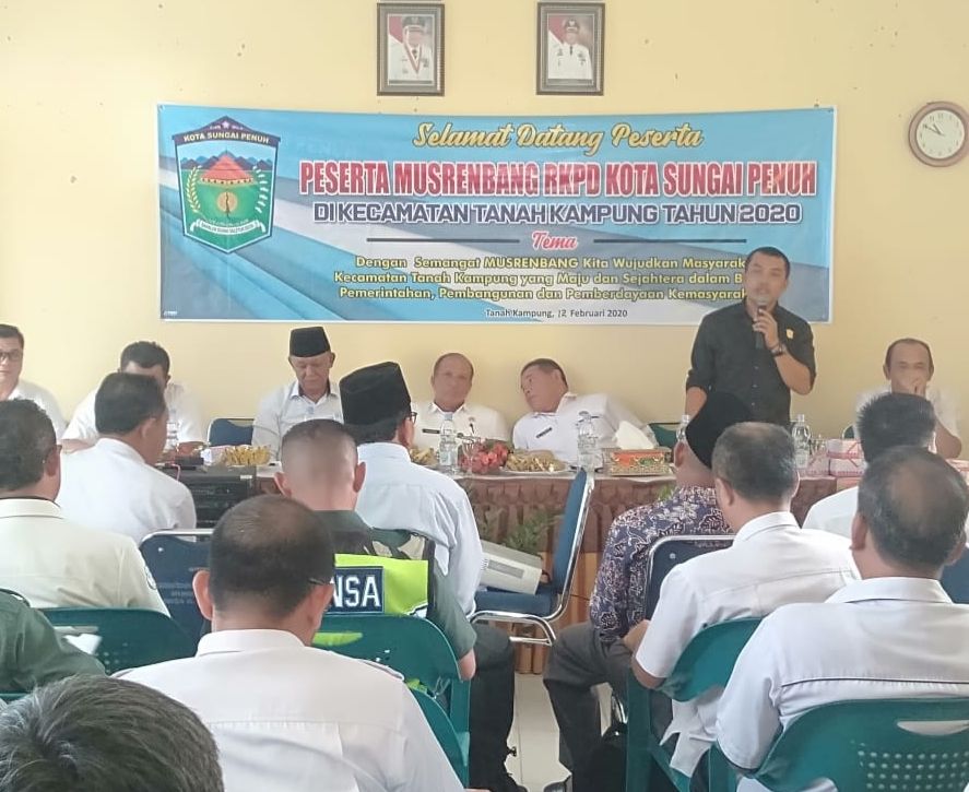 Anggota DPRD Sungaipenuh asal dapil III Hadiri Musrembang Kecamatan Tanah Kampung