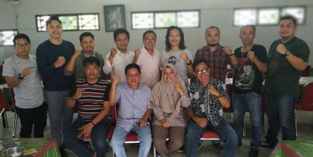 Pengurus SMSI Provinsi Jambi foto bersama