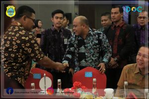 Wabup Robby Hadiri Pisah Sambut Kapolda 