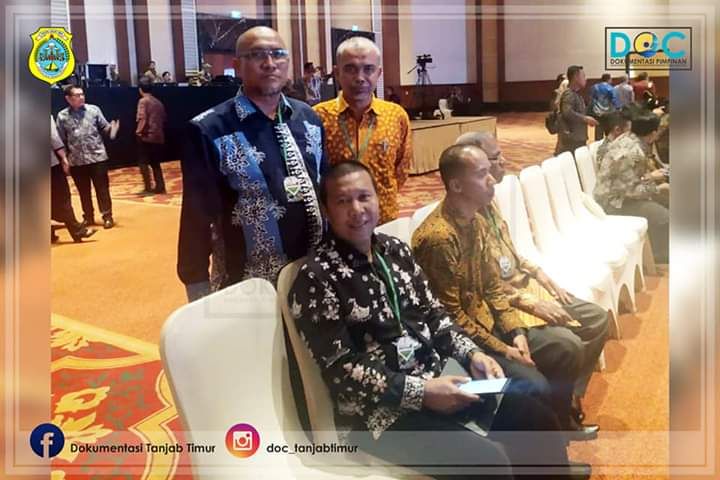 Bupati Romi saat menghadiri Rakornas Investasi 2020 di Jakarta