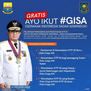 Gubernur Fachrori Himbau Masyarakat Manfaatkan GISA