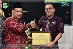 Pemkab Tanjabtim Terima Penghargaan dan Juara 1 Lomba Sekretariat TP UKS/M 