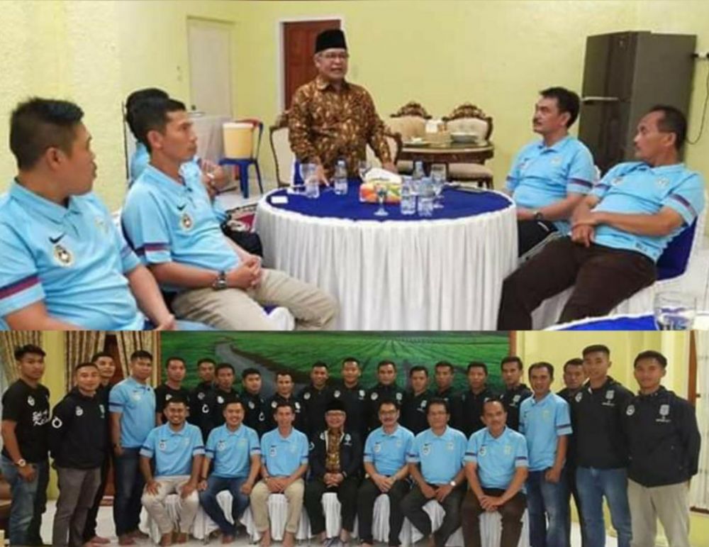 Wabup Kerinci H. Ami Lepas Keberangkatan Tim PS Kerinci, Ikuti Gubernur Cup 2020