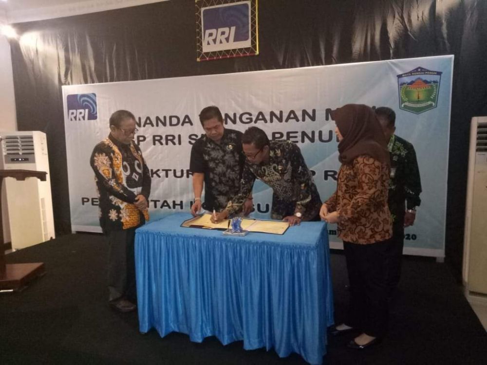 Pemkot - RRI Tandatangani MoU Hibah Tanah