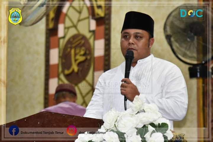 Wabup Robi Nahliansyah saat menyampaikan sambutan