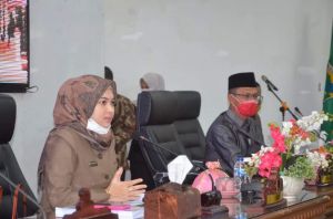 DPRD Batanghari Gelar Paripurna Penyampaian Nota Pengantar LKPJ-LKPD 2019 Melalui Teleconference   