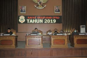 DPRD Tanjabtim Gelar Paripurna Jawaban Esekutif 