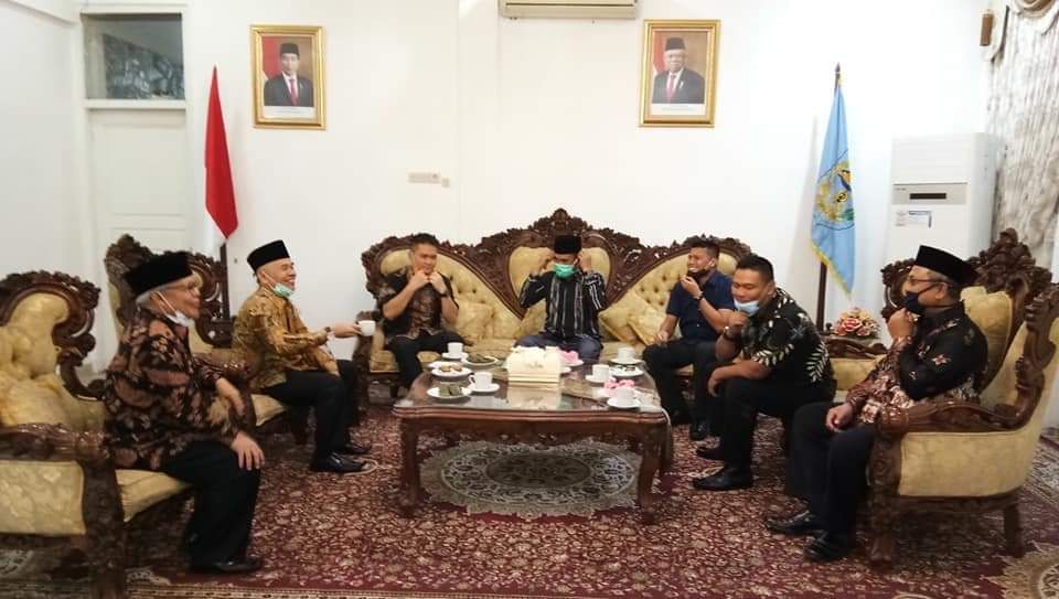 Bupati Kerinci sambut kunker Kapolda Jambi, bertempat dirumah dinas bupati kerinci