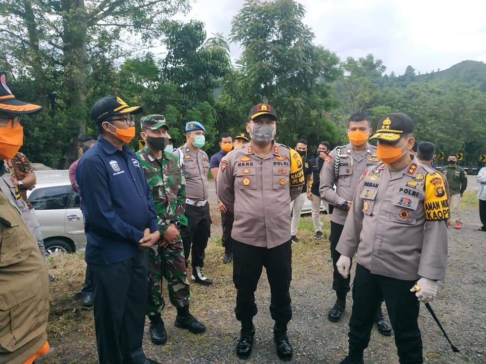 Sekda Sungaipenuh Dampingi Kunker Kapolda Jambi, di kota Sungaipenuh