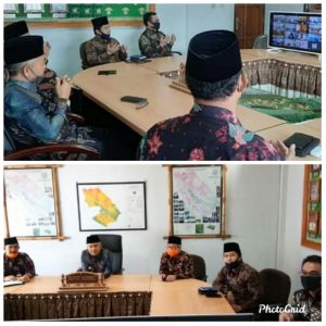 Bupati Kerinci Ikuti Halal Bihalal Virtual Pemprov Jambi