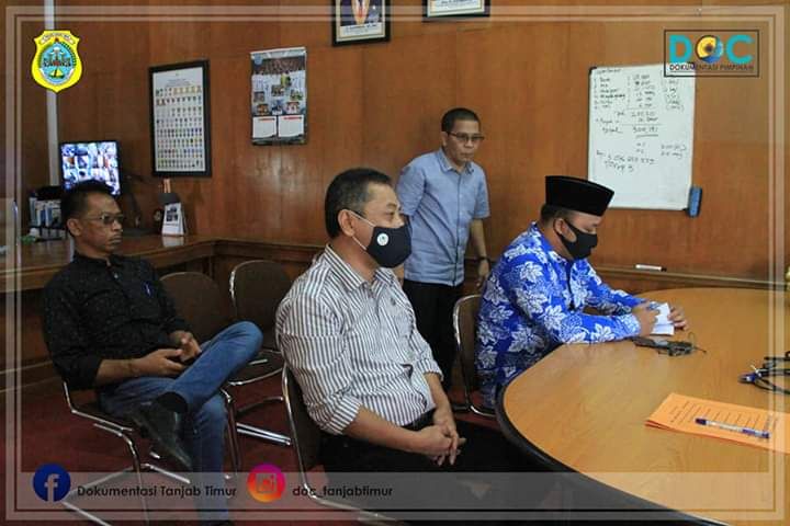 Rapat bersama BPK Provinsi Jambi secara Virtual