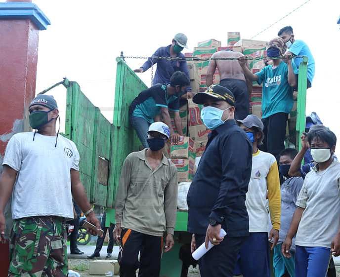 Penyaluran bantuan Jaringan Pengaman Sosial di Kabupaten Tanjabtim