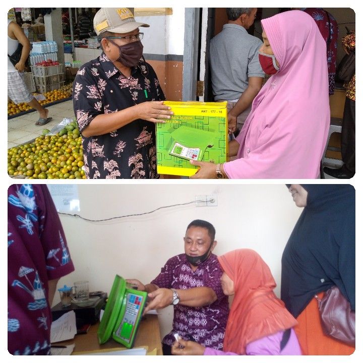 Penyerahan Bantuan alat ukur Digital sekaligus memberikan pelatihan tata cara pengunaan alat.