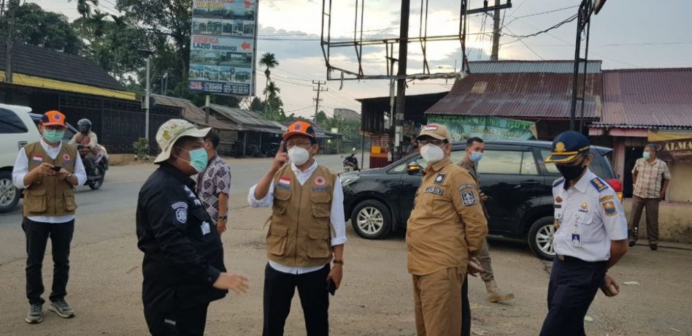 Pjs Gubernur Jambi saat Sidak kondisi lalu lintas hari pertama libur panjang  