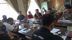 KPU Tanjabtim Gelar Rakor Debat Publik Pasangan Cabup-Cawabup  