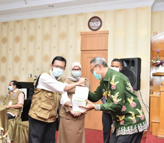 Pjs Gubernur Jambi, Restuardy (Ardy) Daud memimpin Rapat Koordinasi Pilkada Serentak 2020 dan Penanganan Covid-19 di Rumah Dinas Bupati Bungo