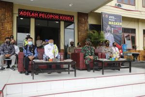 Sekda Alpian, Hadiri Apel Gelar Pasukan Mantap Praja.