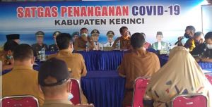 Pj Sekda Kerinci Pimpin Rapat Tim Satgas Penanganan Covid 19