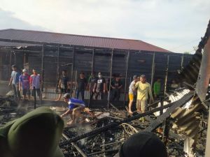 Satu Unit Rumah Warga di Tanjabtim Hangus Terbakar 