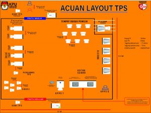 KPU Tanjabtim Melansir dan Ukuran TPS