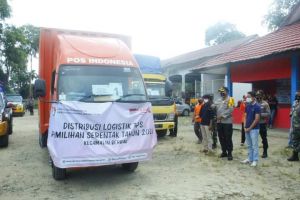 Logistik Pemilu Mulai Didistribusikan KPU Tanjabtim