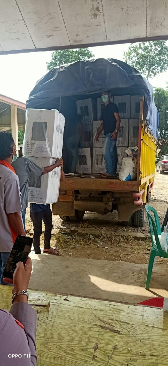 Pendistribusian Logistik Dihari Terakhir. 