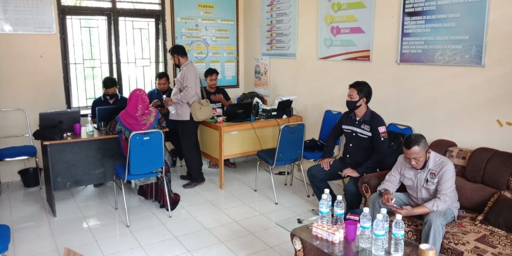 KPU Tanjabtim Berserta Sekretariat Tinjau Persiapan Pleno di Tingkat Kecamatan