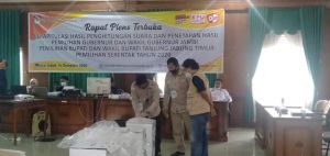 Ketetapan Pleno Tingkat Kabupaten Tanjabtim Romi Unggul 