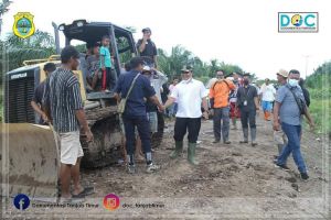 Wabup Tanjabtim Menjadi Monev di Kecamatan Sadu