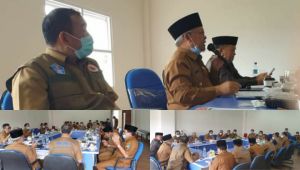 Wabup Kerinci Pimpin Briefing Tim Satgas Penanganan Covid 19, di Bukit Tengah