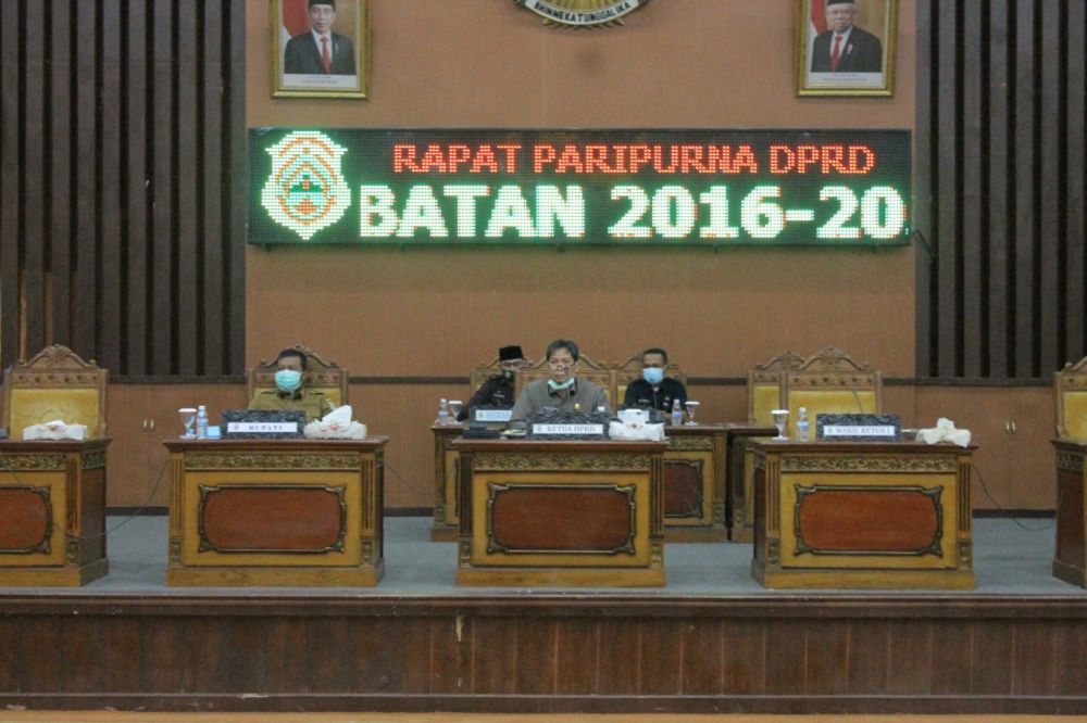 Rapat Paripurna DPRD Tanjabtim. Baharuddin/NT