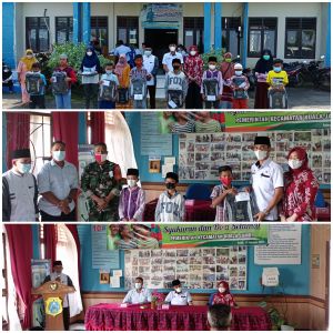 Pemerintah Kecamatan Kuala Jambi Gelar Syukuran dan Doa Selamat, Puluhan Anak Yatim Terima Santunan