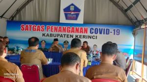 Bupati Kerinci Pimpin Rapat Tim Satgas Penanganan Covid-19