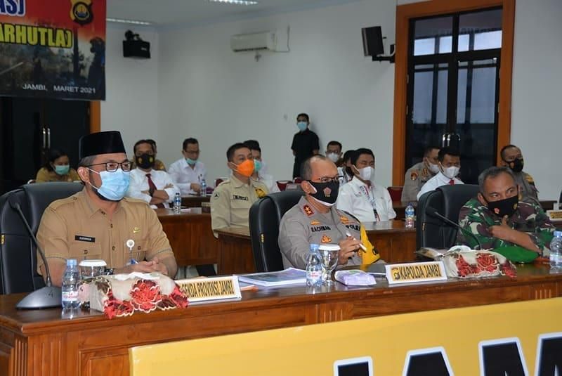 Sinergitas Pemerintah dengan Forkompimda Cegah Karhutla di Provinsi Jambi