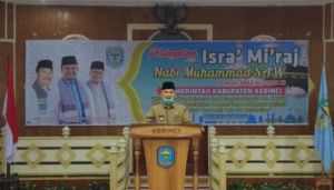 Bupati Kerinci Hadiri Isra Miraj di Pemkab Kerinci