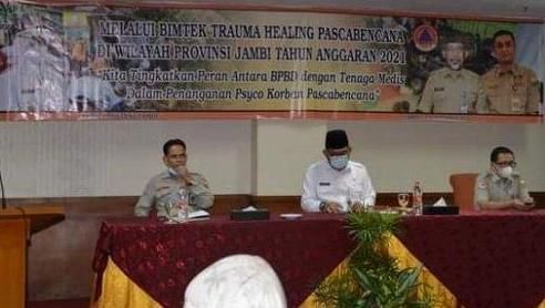  Bintek Trauma Healing Pasca Bencana 2021