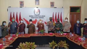 Wabup Kerinci Dampingi Pj Gubernur Kunjungi KPU Kerinci