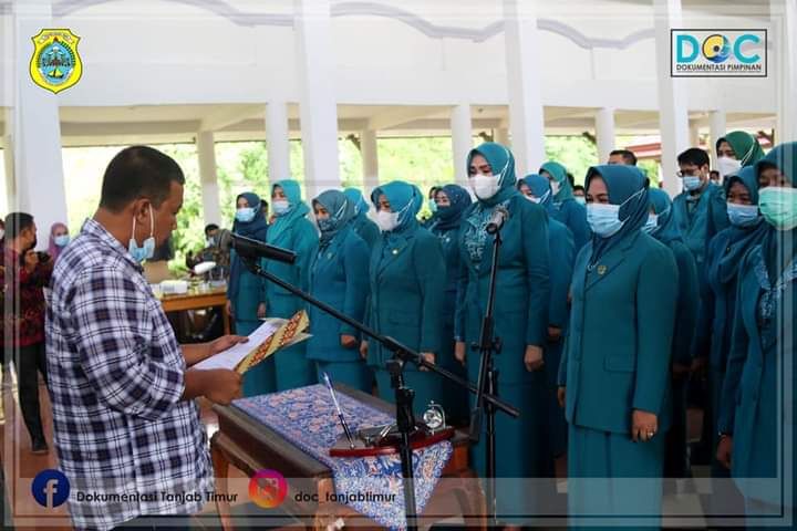 Pelantikan TP PKK Tanjabtim 