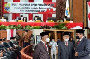 Bupati Kerinci Hadiri Paripurna Pidato Perdana Gubernur Jambi