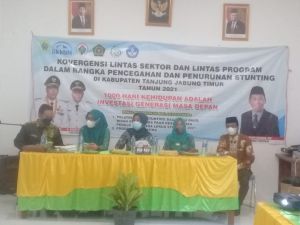 Ketua TP PKK Tanjabtim Hadiri Konvergensi Lintas Sektor dan Program di Desa Teluk Kijing