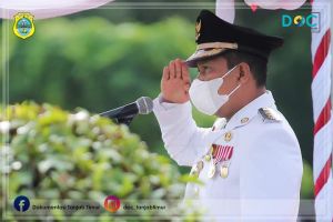 Pemkab Tanjabtim Laksanakan Upacara HUT RI ke 76